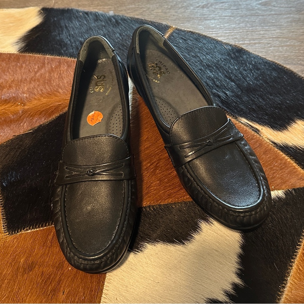 Genuine Leather Classic Black Loafers